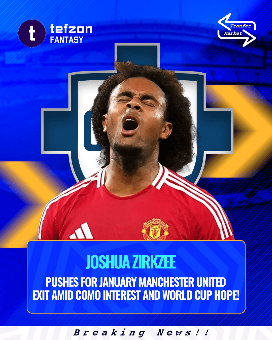 Zirkzee Pushes For January Exit from United: Eyeing a Fresh Start